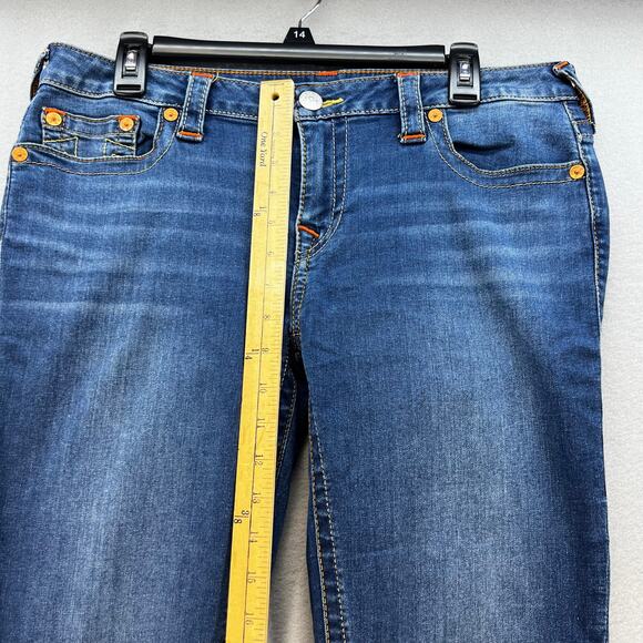 True Religion Jeans Women's 33 (16) Blue Estella Low Rise Skinny Preppy Normcore - Picture 12 of 14